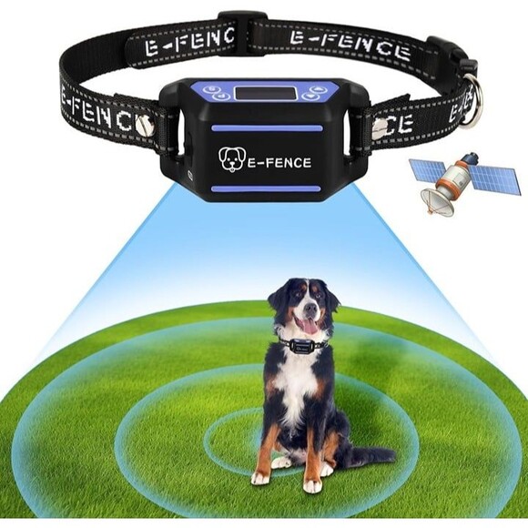 GPS Wireless Dog Fence,Dog Collar Electric Fence,Electric Wireless Pet Fence - Picture 1 of 8